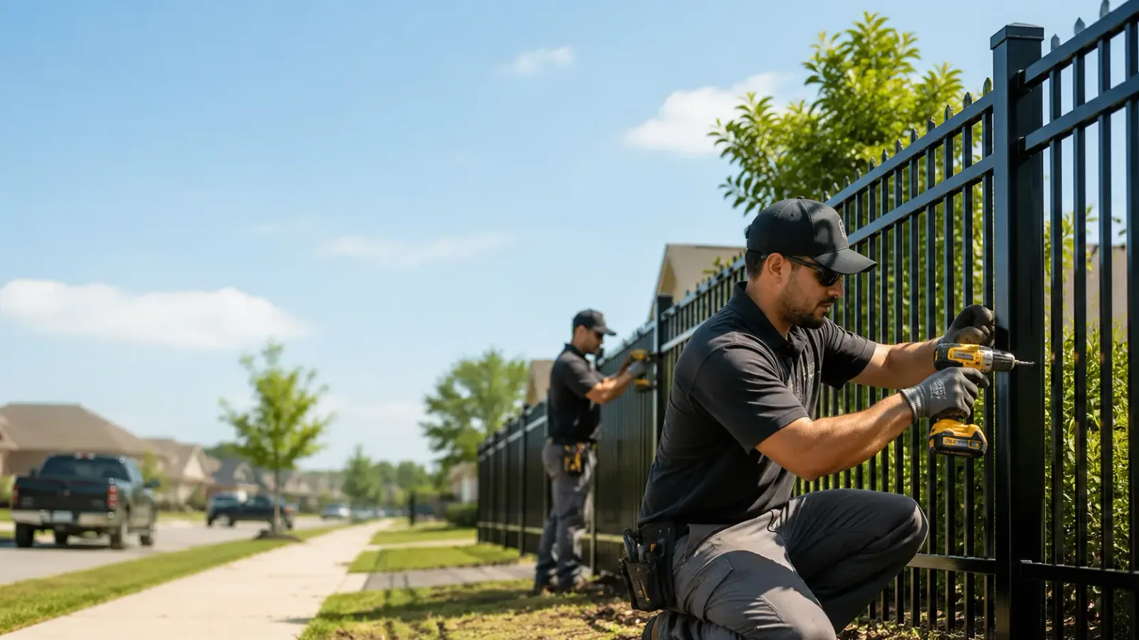 Metal Fence Installation in Nederland, TX